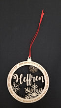 Load image into Gallery viewer, Personalized Design Ornament Wood or Acrylic - 4.25 in.