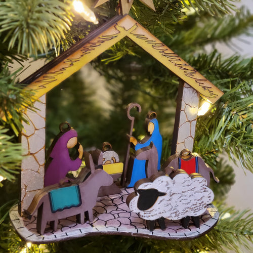 DIY Nativity Ornament Kit