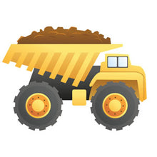 Load image into Gallery viewer, Digital Cut File - Dump Truck Puzzle Style
