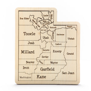 Utah State Counties Puzzle