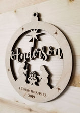 Load image into Gallery viewer, Personalized Design Ornament Wood or Acrylic - 4.25 in.